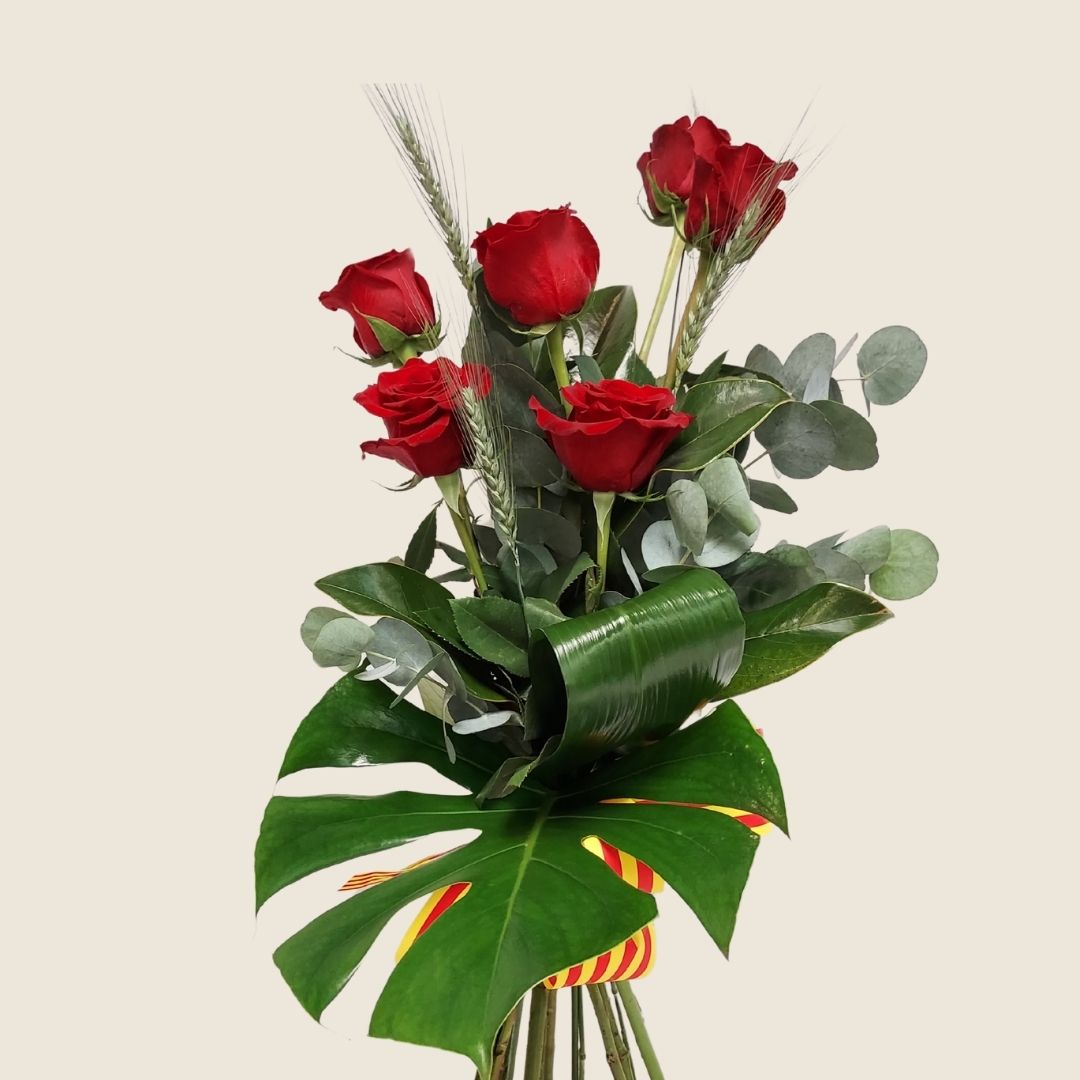 Ram de 6 roses Sant Jordi